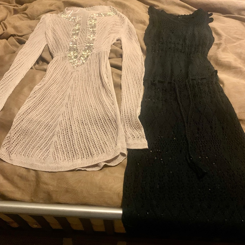 Victoria Secret crochet cover up and dress Bundle